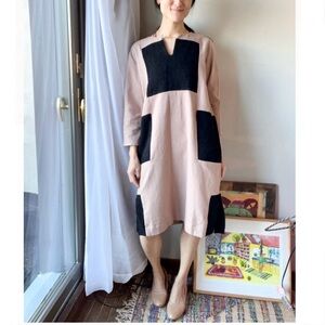 Atelier Delphine colorblock cocoon dress